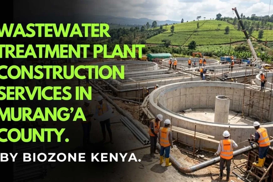 Wastewater Treatment Plant Construction in Murang'a