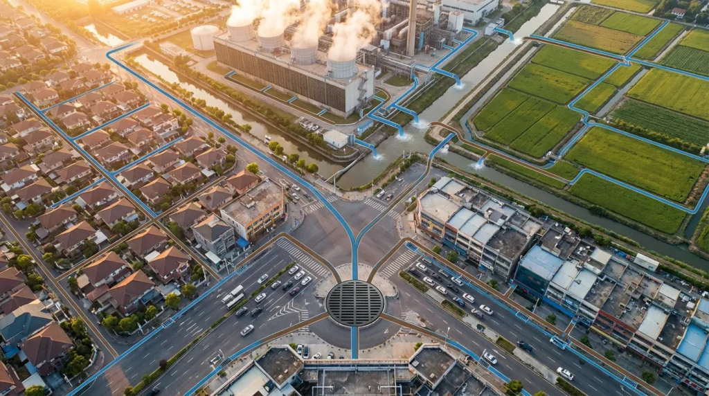 What causes wastewater