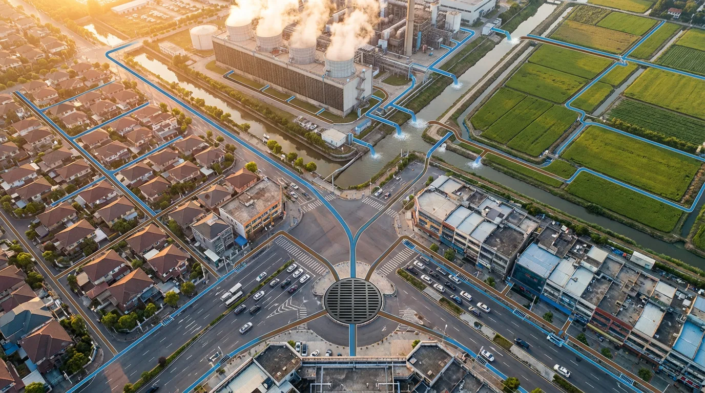 What causes wastewater